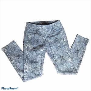 AZI jeans with stretch snake print pants
